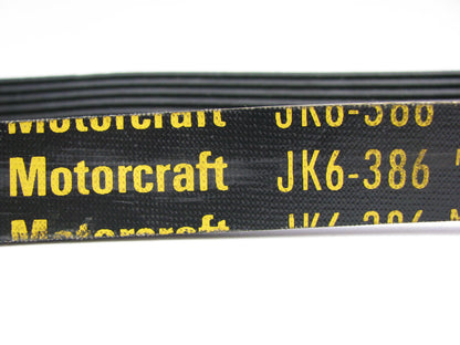 Motorcraft JK6-386 Serpentine Belt - 0.84'' X 38.625'' - 6 Ribs