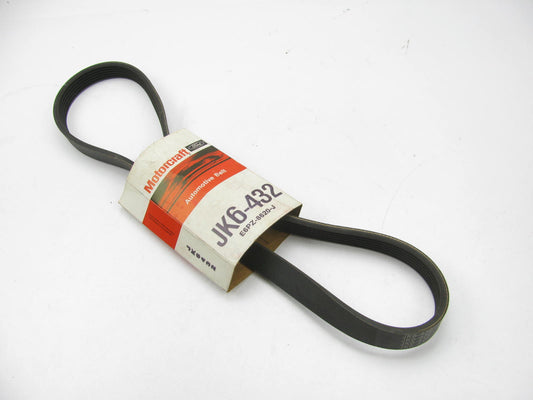 Motorcraft JK6-432 Serpentine Belt - 0.84'' X 43.00'' - 6 Rib