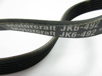 Motorcraft JK6-492 Serpentine Belt - 0.84'' X 49.50'' - 6 Ribs