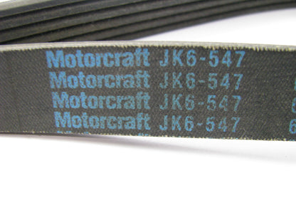 Motorcraft JK6-547 Serpentine Belt - 0.84'' X 54.00'' - 6 Ribs