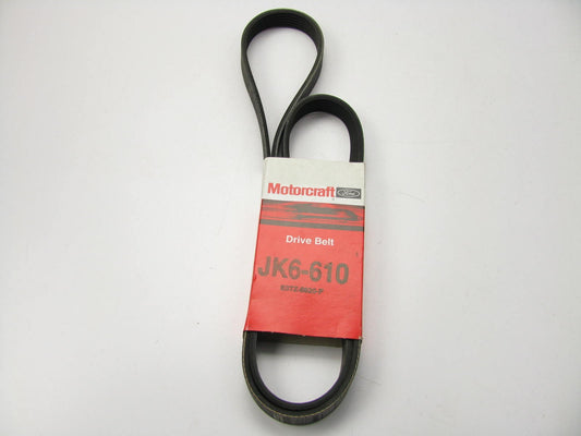 Motorcraft JK6-610 / E3TZ-8620-F Serpentine Belt - .807'' X 61.151'' - 6 Ribs