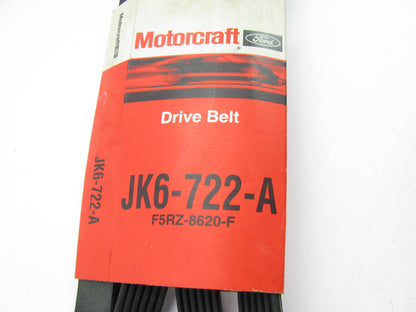 Motorcraft JK6-722-A Serpentine Belt - 0.84'' X 71.50'' - 6 Ribs