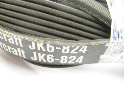 Motorcraft JK6-824 Serpentine Belt - 0.84'' X 82.50'' - 6 Ribs