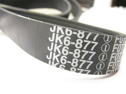 Motorcraft JK6-877 Serpentine Belt - 0.84'' X 87.50'' - 6 Ribs