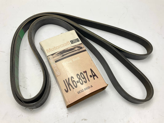 Motorcraft JK6-897-A Serpentine Belt - 6E5Z-8620-A