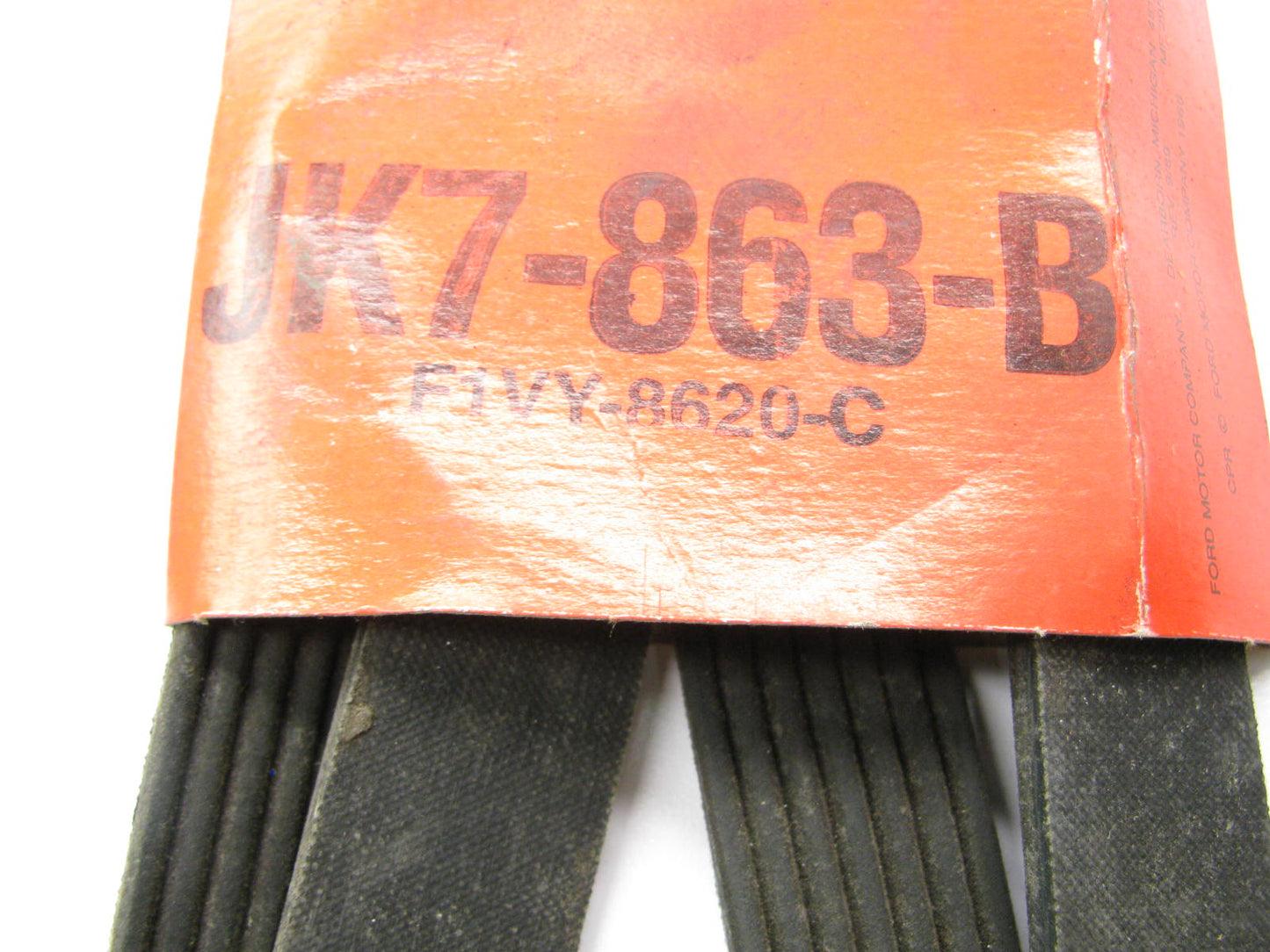 Motorcraft JK7-863-B Alternator Serpentine Belt - 1991-1992 Lincoln Town Car