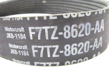 Motorcraft JK8-1184 Serpentine Belt - 1.12'' X 118.25'' - 8 Ribs