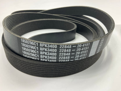 Motorcraft JK8-1344 Serpentine Belt - 6E7Z-8620-B