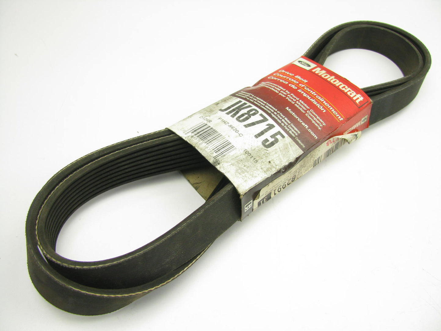 Motorcraft JK8715 / F1HZ-8620-C Serpentine Belt - 1.087'' X 71.499'' - 8 Ribs