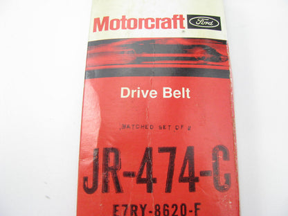 Motorcraft JR-474-C Accessory Drive Belt - 0.50'' X 47.50'' - 36 Degree