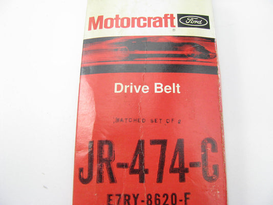 Motorcraft JR-474-C Accessory Drive Belt - 0.50'' X 47.50'' - 36 Degree