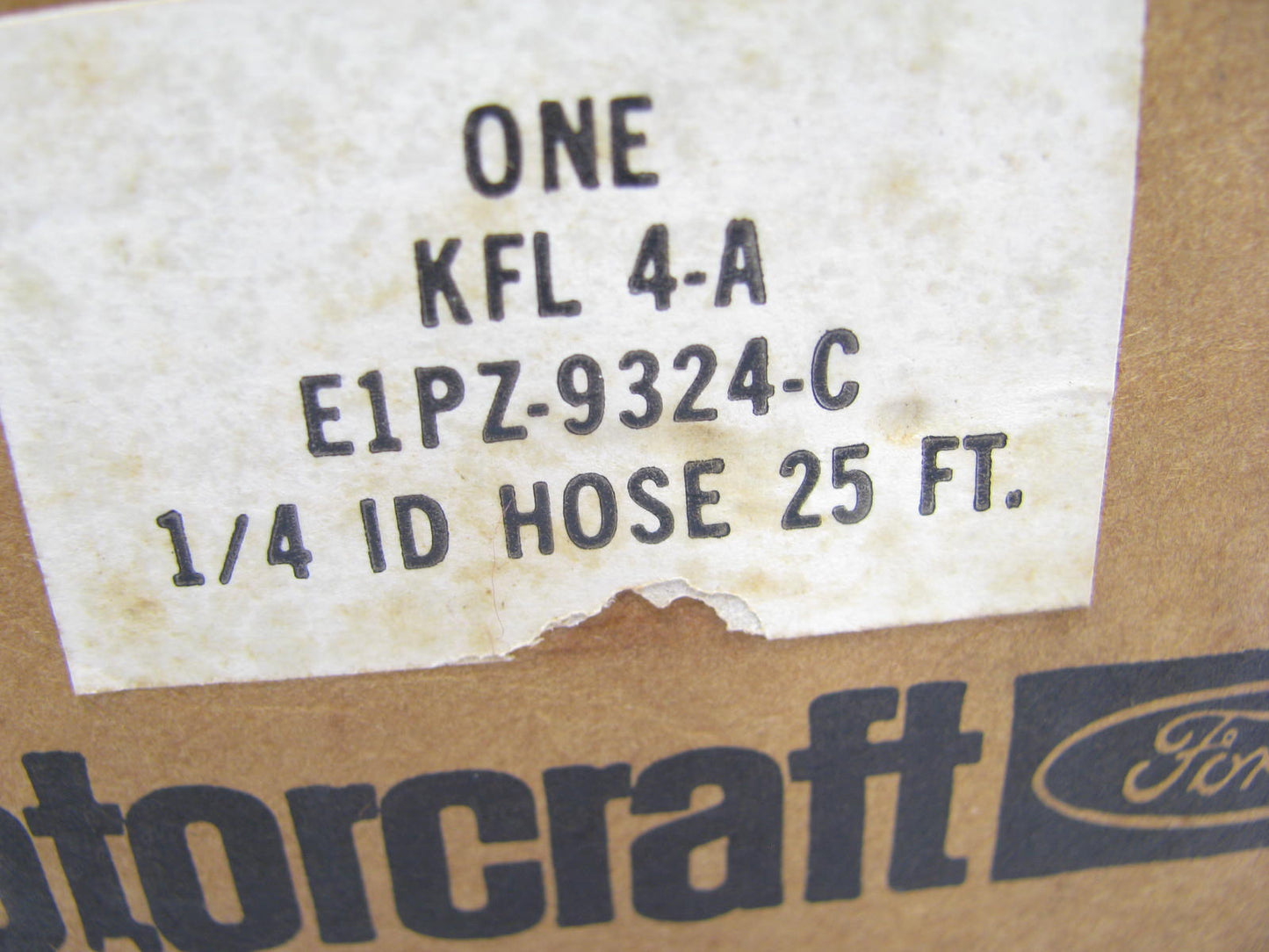 25 FEET - Motorcraft KFL4A Carburetor Low Pressure 50 PSI 1/4'' ID Fuel Line Hose