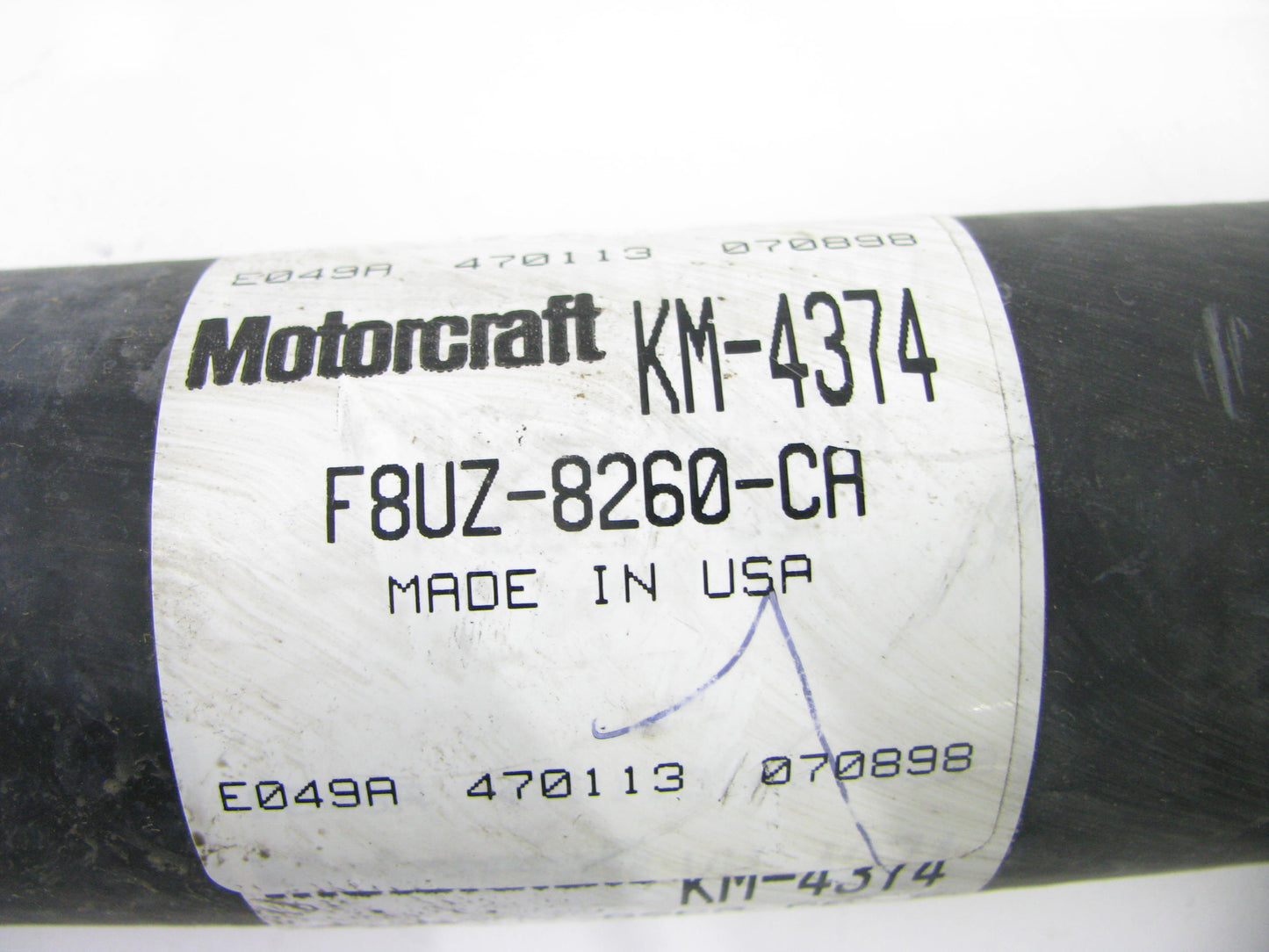 Motorcraft KM-4374 Upper Radiator Coolant Hose - F8UZ-8260-CA