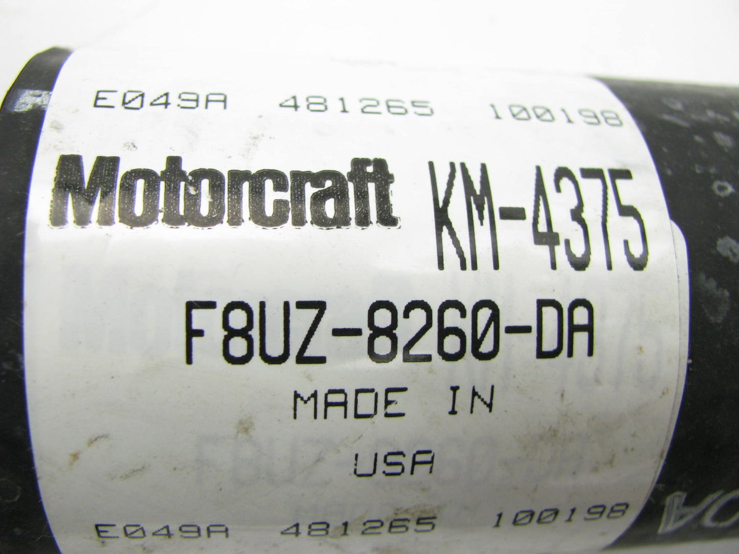 Motorcraft KM-4375 Radiator Upper Coolant Hose OEM Ford F8UZ-8260-DA