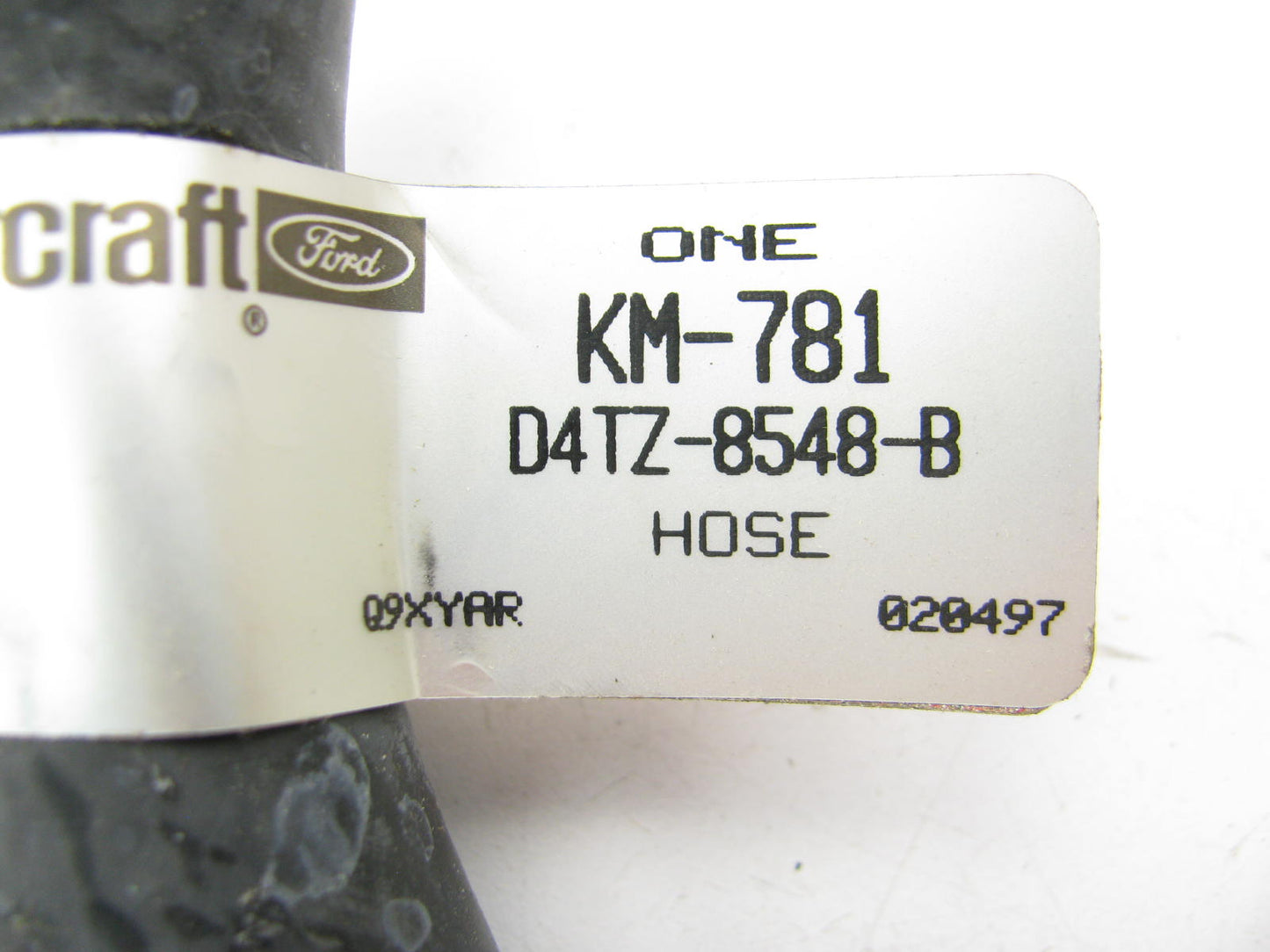 Motorcraft KM-781 Coolant Bypass Hose 1974-1978 Ford L800 LN800 LT800 361 391-V8