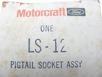 Motorcraft LS-12 Lamp Light Bulb Pigtail Socket