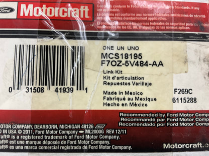 MISSING HARDWARE - Motorcraft MCS18195 Front Right Stabilizer Sway Bar Link Kit
