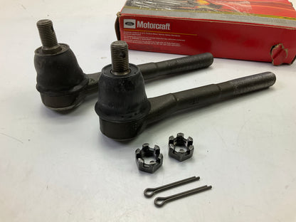 (2) Motorcraft MES2056R Front Inner Steering Tie Rod End - F5AZ-3V131-A