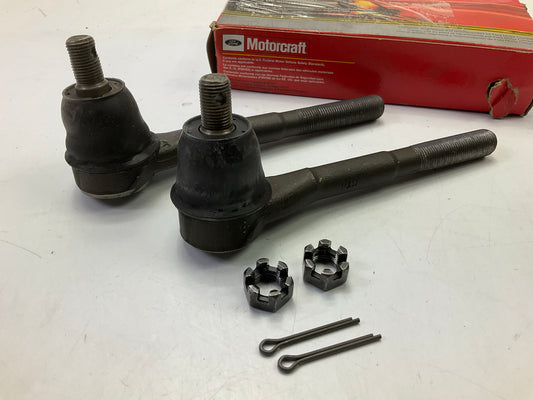(2) Motorcraft MES2056R Front Inner Steering Tie Rod End - F5AZ-3V131-A