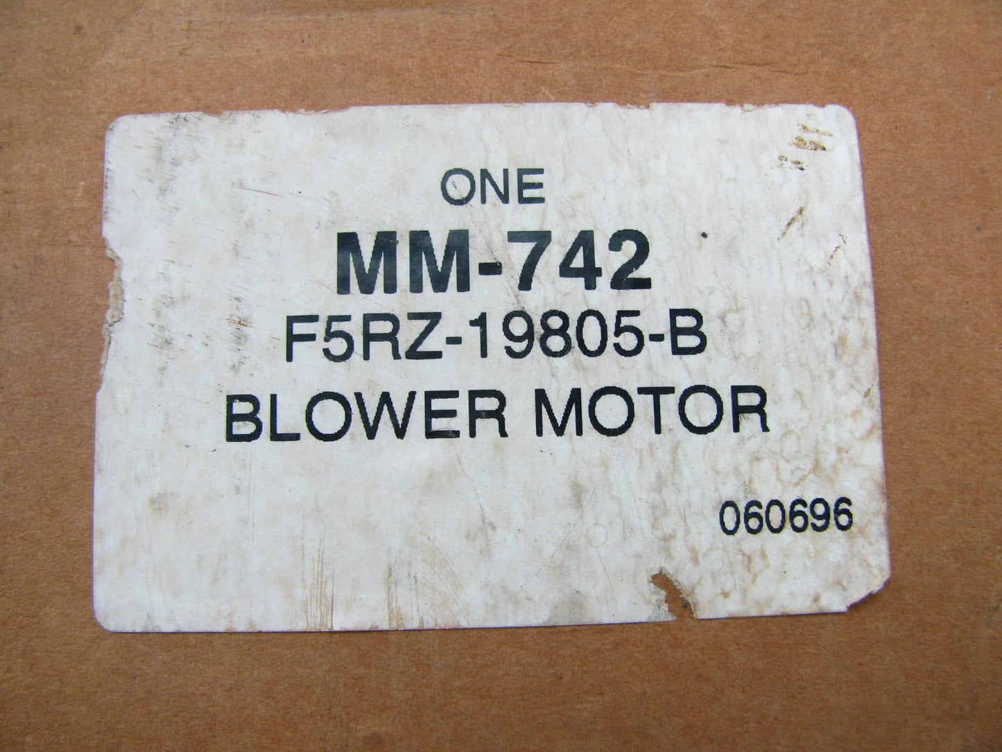 1995-2000 Ford Contour Mercury Mystique OEM Motorcraft Blower Motor MM-742