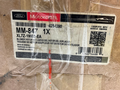Motorcraft MM-847 Front HVAC Blower Motor