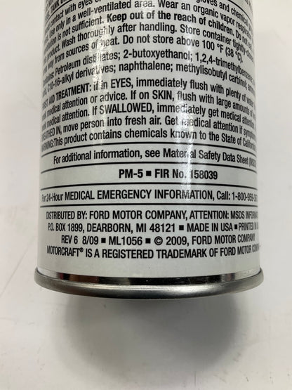 Motorcraft PM5 Power Flush Injector Fluid, 8oz Can, Use W/ Fuel Injector Machine