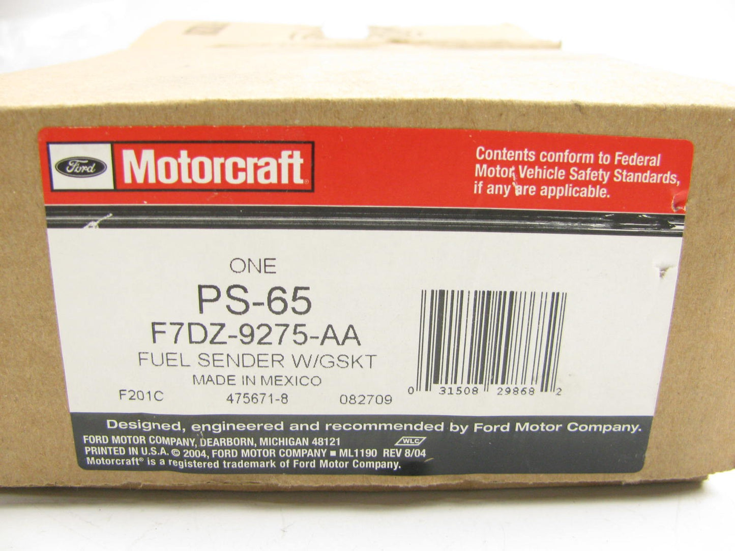 Motorcraft PS-65 Fuel Gas Tank Gauge Sending Unit Fuel Sender - 1996-1999 Sable