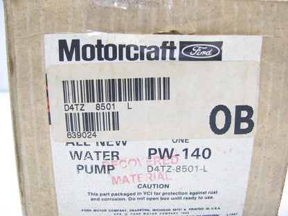 NOS Motorcraft PW140 Engine Water Pump 1974-1975 Ford 361 389 391 HD V8 TRUCK