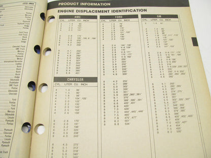 Motorcraft PW200J Water Pump Parts Catalog - Domestic & Import - 1989, 52 Pages