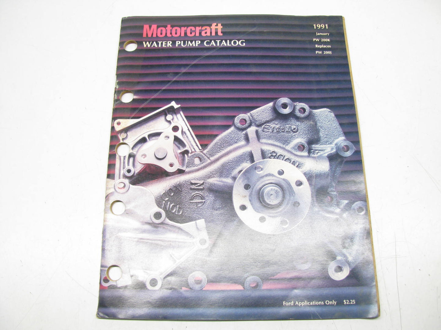 Motorcraft PW200K Water Pump Catalog - Jan 1991 - 30 Pages