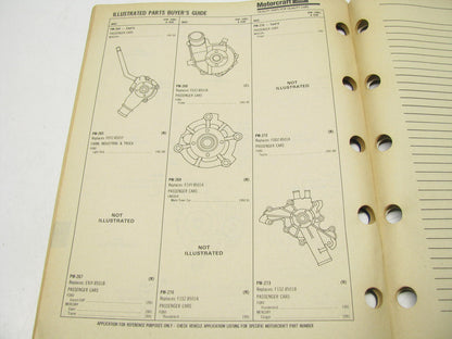 Motorcraft PW200K Water Pump Catalog - Jan 1991 - 30 Pages