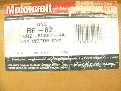 Motorcraft RF-82 Engine Cooling Fan Assembly