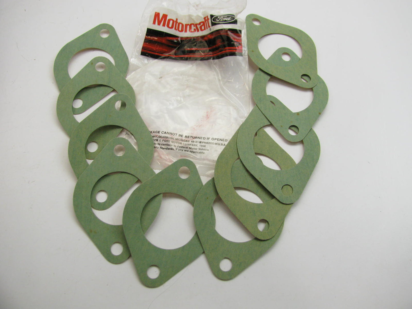 (10) Motorcraft RG-24-A Engine Coolant Outlet Gasket - D1PZ-8255-A