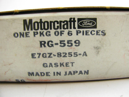 (6) Motorcraft RG-559 Engine Coolant Outlet Gasket - E7GZ-8255-A