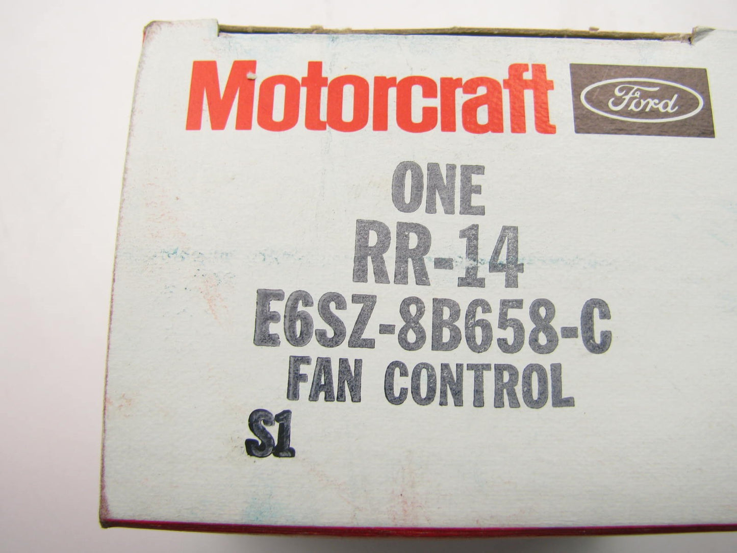 NEW OEM Motorcraft RR-14 Cooling Fan Module Relay 85-86 Cougar, Thunderbird 2.3T