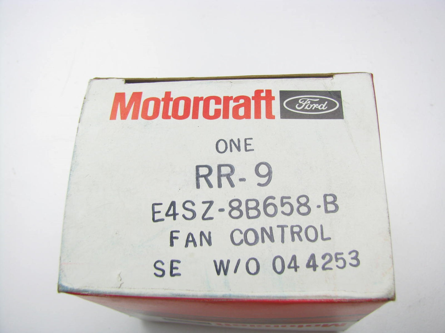 Motorcraft RR-9 Engine Cooling Fan Motor Relay - E4SZ-8B658-B E4SB-8C609-AA