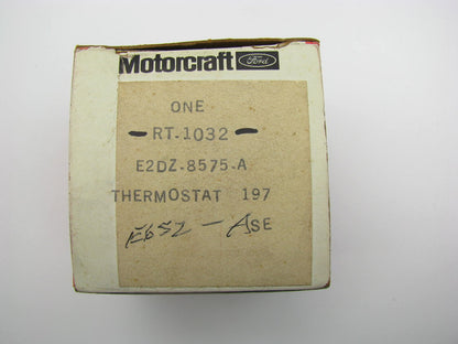 NOS Motorcraft RT-1032 Thermostat OEM FORD # E2DZ-8575-A.