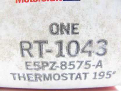 Motorcraft RT-1043 Engine Coolant Thermostat - 195 Degree