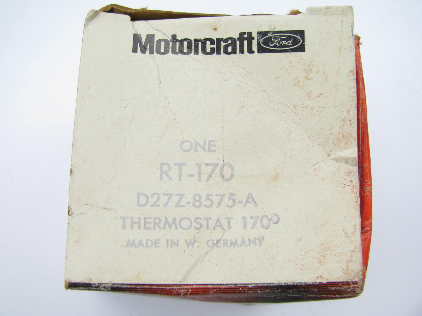 Motorcraft RT-170 Engine Coolant Thermostat - 180 Degree - OEM Ford D27Z-8575-A