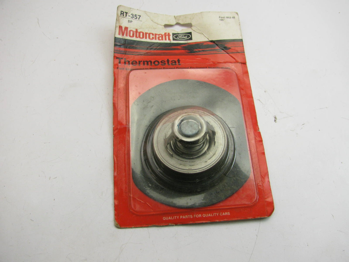 NOS Motorcraft RT-357 Engine Coolant Thermostat - 190 Degree - Ford D4PZ-8575-A