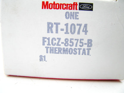 NEW GENUINE Motorcraft RT1074 Engine Coolant Thermostat - OEM Ford F1CZ-8575-B