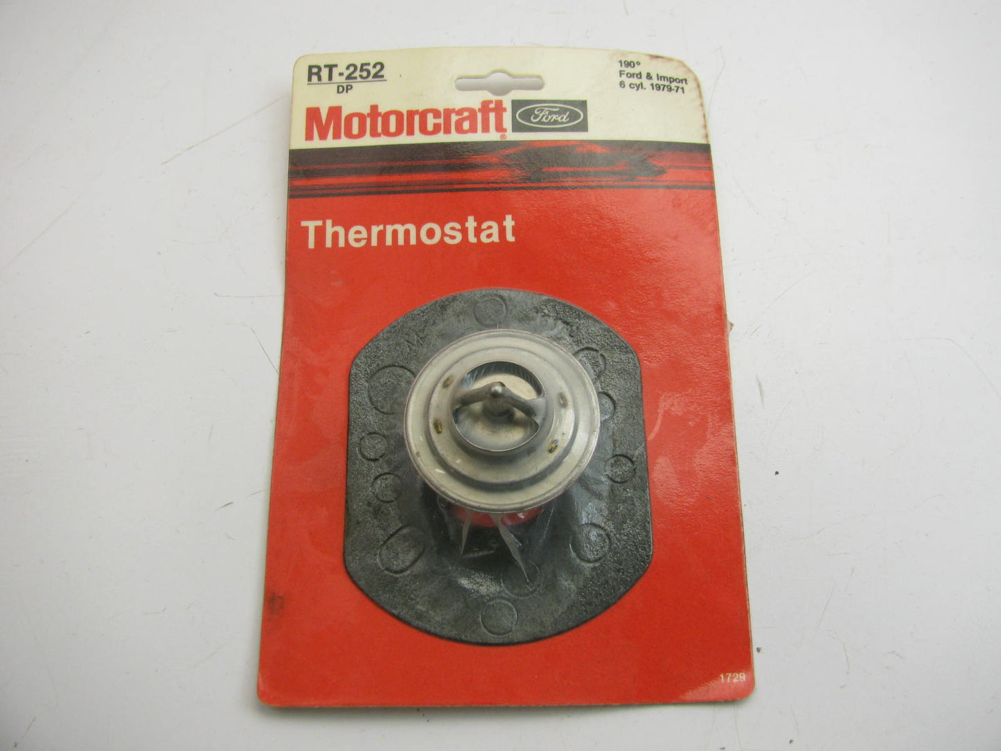 NOS OEM Motorcraft RT252 Engine Coolant Thermostat - 188 Degree