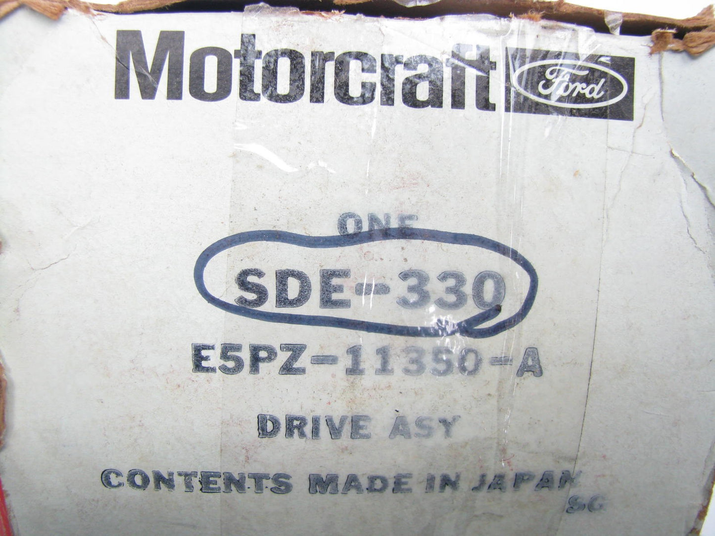 Motorcraft SDE-330 Starter Drive OEM Ford E5PZ-11350-A