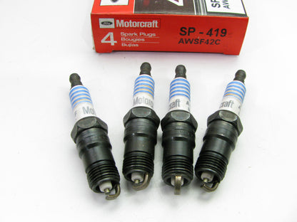 (4) Motorcraft SP-419 Spark Plugs