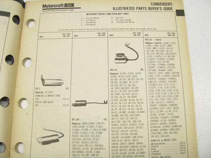 Motorcraft SP170M Electrical Parts Illustrated Catalog - Sept 1990, 122 Pages