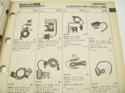 Motorcraft SP170M Electrical Parts Illustrated Catalog - Sept 1990, 122 Pages