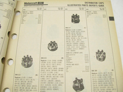 Motorcraft SP170M Electrical Parts Illustrated Catalog - Sept 1990, 122 Pages