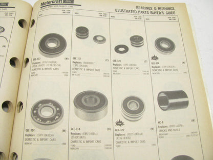 Motorcraft SP170M Electrical Parts Illustrated Catalog - Sept 1990, 122 Pages