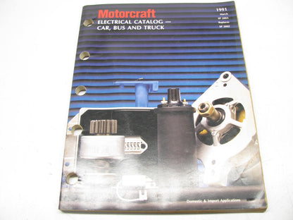 Motorcraft SP200A Electrical Catalog For Bus & Truck 1991 March 227 Pages