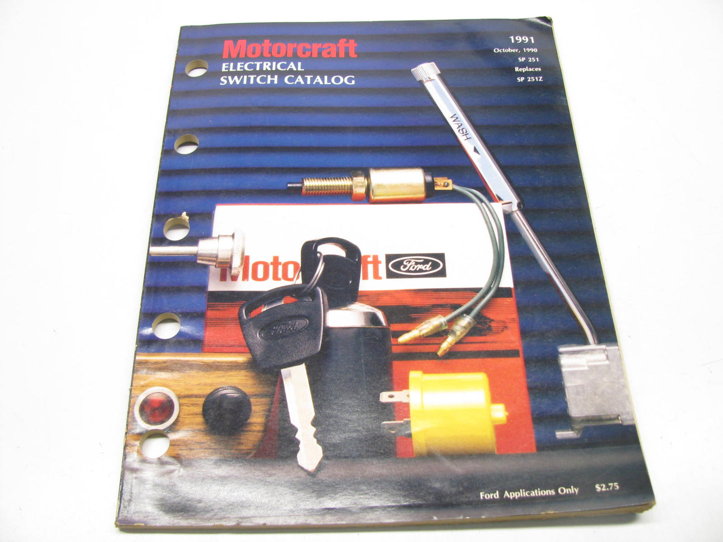 Motorcraft SP251 Electrical Switch Catalog Application Guide 1991